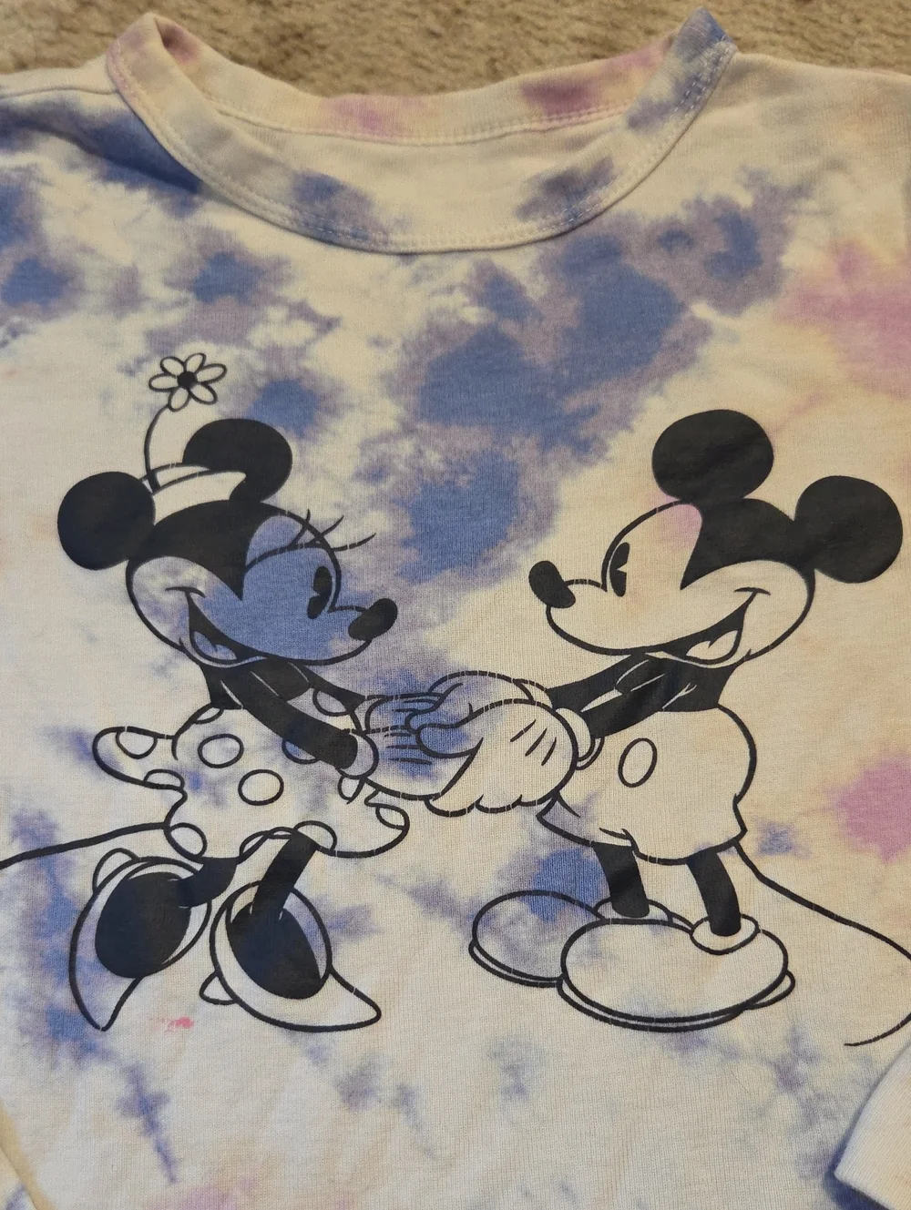 Gap Tie-Dye Mickey & Minnie Pajama Set
